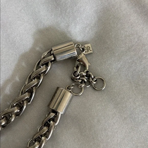 Banana Republic Silver Chain Link Statement Necklace - OS - Picture 4 of 5